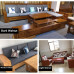 Wooden Sofa Set Three Four Five Seaters With Chaise And Cabinet Wooden Sofa Set Three Four Five Seaters With Chaise And Cabinet