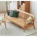 Wooden sofa for small living room minimalist Nordic winter and summer twoinone fabric sofa Wooden sofa for small living room minimalist Nordic winter and summer twoinone fabric sofa