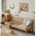 Wooden sofa for small living room minimalist Nordic winter and summer twoinone fabric sofa Wooden sofa for small living room minimalist Nordic winter and summer twoinone fabric sofa