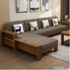 Chinese Modern Solid Wood Sofa Set Chinese Modern Solid Wood Sofa Set