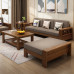 Chinese Modern Solid Wood Sofa Set