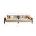 Contemporary ThreeSeater FabricCottonLinen Upholstered Sofa for Small Living Rooms Contemporary ThreeSeater FabricCottonLinen Upholstered Sofa for Small Living Rooms