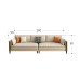 Contemporary ThreeSeater FabricCottonLinen Upholstered Sofa for Small Living Rooms Contemporary ThreeSeater FabricCottonLinen Upholstered Sofa for Small Living Rooms