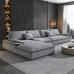 Italian Luxury NoWashTech Fabric Foam Down Feather Princess Corner Sailboat Sofa Living Room Deep Relaxed Wood Sofa Italian Luxury NoWashTech Fabric Foam Down Feather Princess Corner Sailboat Sofa Living Room Deep Relaxed Wood Sofa