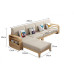 Scandinavian Corner Convertible Sofa Bed Modern Minimalist Living Room