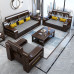Winter Summer TwoinOne Small Space Corner Sofa Set with Zijin Sandalwood Winter Summer TwoinOne Small Space Corner Sofa Set with Zijin Sandalwood