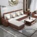 Modern Chinese Solid Wooden Sofa Set