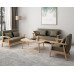 Small Style Living Room Sofa Composition Fabric Office Sofa Price for 4pcs Set