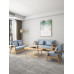 Small Style Living Room Sofa Composition Fabric Office Sofa Price for 4pcs Set