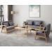Small Style Living Room Sofa Composition Fabric Office Sofa Price for 4pcs Set