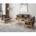 Small Style Living Room Sofa Composition Fabric Office Sofa Price for 4pcs Set
