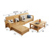 Modern Nordic Solid Wood Sofa Set for Small Living Room Chinese Storage Sofa for Winter Summer Modern Nordic Solid Wood Sofa Set for Small Living Room Chinese Storage Sofa for Winter Summer