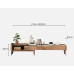 Modern White Wax Wood Sofa for Small Living Room Modern White Wax Wood Sofa for Small Living Room