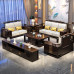 Modern Luxury Chinese Solid Wood Sofa Set Modern Luxury Chinese Solid Wood Sofa Set