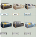 Multi-Functional Fabric Sofa Bed With Chaise And Storage Multi-Functional Fabric Sofa Bed With Chaise And Storage
