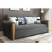 Multi-Functional Fabric Sofa Bed With Chaise And Storage Multi-Functional Fabric Sofa Bed With Chaise And Storage