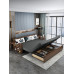 Foldable Multifunctional Wooden Sofa Bed for Small Spaces