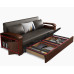 Multifunctional Double Sofa Bed Wooden Tech Fabric Living Room Small Space Modern Minimalist New Chinese Style Foldable Multifunctional Double Sofa Bed Wooden Tech Fabric Living Room Small Space Modern Minimalist New Chinese Style Foldable