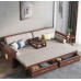Chinese Style Walnut Folding Sofa Bed Chinese Style Walnut Folding Sofa Bed