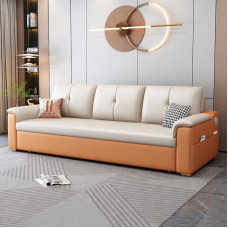 Modern Luxury Small Living Room Office Foldable TwoinOne MultiFunction Techno Sofa Bed