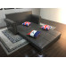 MultiFunction American Nordic Sofa Bed Leather Cloth 2in1 151cm Folding