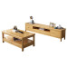 Wood TV Cabinet Tea Table Combination Wood TV Cabinet Tea Table Combination