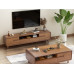 Modern Minimalist Wooden Frame TV Low Cabinet New Chinese Style Small Living Room Home Cinema Cabinet Walnut Color Bedroom Modern Minimalist Wooden Frame TV Low Cabinet New Chinese Style Small Living Room Home Cinema Cabinet Walnut Color Bedroom