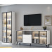 Modern Minimalist Living Room TV Cabinet Bookcase Combination Modern Minimalist Living Room TV Cabinet Bookcase Combination