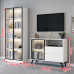 Modern Minimalist Living Room TV Cabinet Bookcase Combination Modern Minimalist Living Room TV Cabinet Bookcase Combination