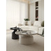 Nordic Living Room Iron Tea Table Small Apartment Round Modern Simple Elegant Creative Bedside Cabinet Side Tables Combination