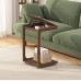 Wood sofa C shaped side table bedside table living room console mini tea table