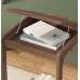 Wood sofa C shaped side table bedside table living room console mini tea table