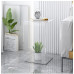 Light luxury acrylic edge sofa small side table minimalist living room bay window tea table Nordic bedroom transparent corner table Light luxury acrylic edge sofa small side table minimalist living room bay window tea table Nordic bedroom transparent corner table