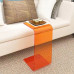 Light luxury acrylic edge sofa small side table minimalist living room bay window tea table Nordic bedroom transparent corner table Light luxury acrylic edge sofa small side table minimalist living room bay window tea table Nordic bedroom transparent corner table
