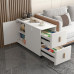 Sofa Side Cabinet Rock Panel Side Cabinet Living Room Side Table Luxury Mobility Tea Table Sofa Storage Cabinet