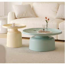 Scandinavian Small Living Room Sofa and Coffee Table Set