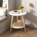 Home Sofa Side Table Simple Modern Round Balcony Tea Table Bedside Table
