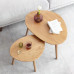 Nordic Japanese Real Wood Small Tea Table Elliptical Sofa Side Table Home Living Room Side Table Nordic Japanese Real Wood Small Tea Table Elliptical Sofa Side Table Home Living Room Side Table