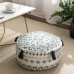 Lazy Person Tasseled Floor Cushion Washable Poufs Japanese Home Window Carpet Sitting Stools Ethnic Style