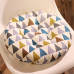 Mixed Fabric Thickened Round Japanese Style Balcony Floor Tatami Window Seat Cushion