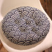 Mixed Fabric Thickened Round Japanese Style Balcony Floor Tatami Window Seat Cushion
