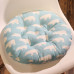 Mixed Fabric Thickened Round Japanese Style Balcony Floor Tatami Window Seat Cushion