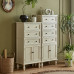 American Solid Wood Credenza 5 Drawers Storage Cabinet Walnut Color Simple American Solid Wood Credenza 5 Drawers Storage Cabinet Walnut Color Simple