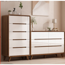 Modern Nordic Five Drawer Cupboard
