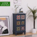 American Retro Wooden Cupboard Painting Living Room Storage Drawer Cabinet Balcony Multilayer Shelf Cabinet Bedroom American Retro Wooden Cupboard Painting Living Room Storage Drawer Cabinet Balcony Multilayer Shelf Cabinet Bedroom