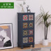 American Retro Wooden Cupboard Painting Living Room Storage Drawer Cabinet Balcony Multilayer Shelf Cabinet Bedroom American Retro Wooden Cupboard Painting Living Room Storage Drawer Cabinet Balcony Multilayer Shelf Cabinet Bedroom