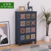 American Retro Wooden Cupboard Painting Living Room Storage Drawer Cabinet Balcony Multilayer Shelf Cabinet Bedroom American Retro Wooden Cupboard Painting Living Room Storage Drawer Cabinet Balcony Multilayer Shelf Cabinet Bedroom