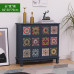 American Retro Wooden Cupboard Painting Living Room Storage Drawer Cabinet Balcony Multilayer Shelf Cabinet Bedroom American Retro Wooden Cupboard Painting Living Room Storage Drawer Cabinet Balcony Multilayer Shelf Cabinet Bedroom