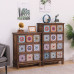 American Retro Wooden Cupboard Painting Living Room Storage Drawer Cabinet Balcony Multilayer Shelf Cabinet Bedroom American Retro Wooden Cupboard Painting Living Room Storage Drawer Cabinet Balcony Multilayer Shelf Cabinet Bedroom