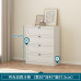 Iron Art Five Trough Cabinet Bedroom Storage Cabinet Room Storage Home Living Room Side Cabinet Modern Minimalist Drawer Cabinet